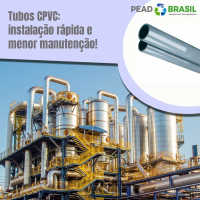 Fluidos Industriais e CPVC: material suporta calor, pressão e resistência química
