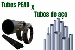 Tubos de PEAD oferecem vantagens em relação a tubos de aço